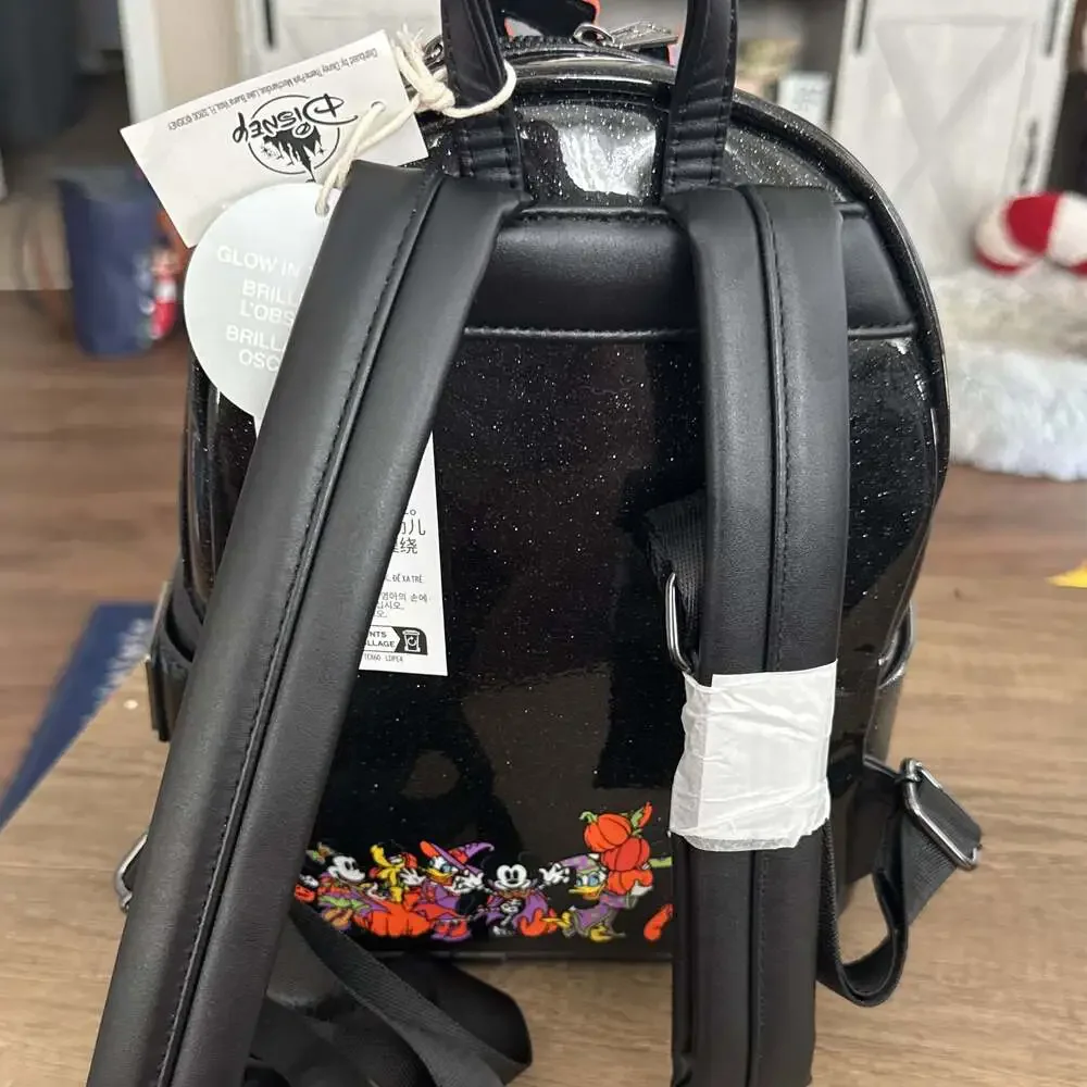 Disney Loungefly Halloween Mickey & Friends‎ Haunted House Mini Backpack NWT